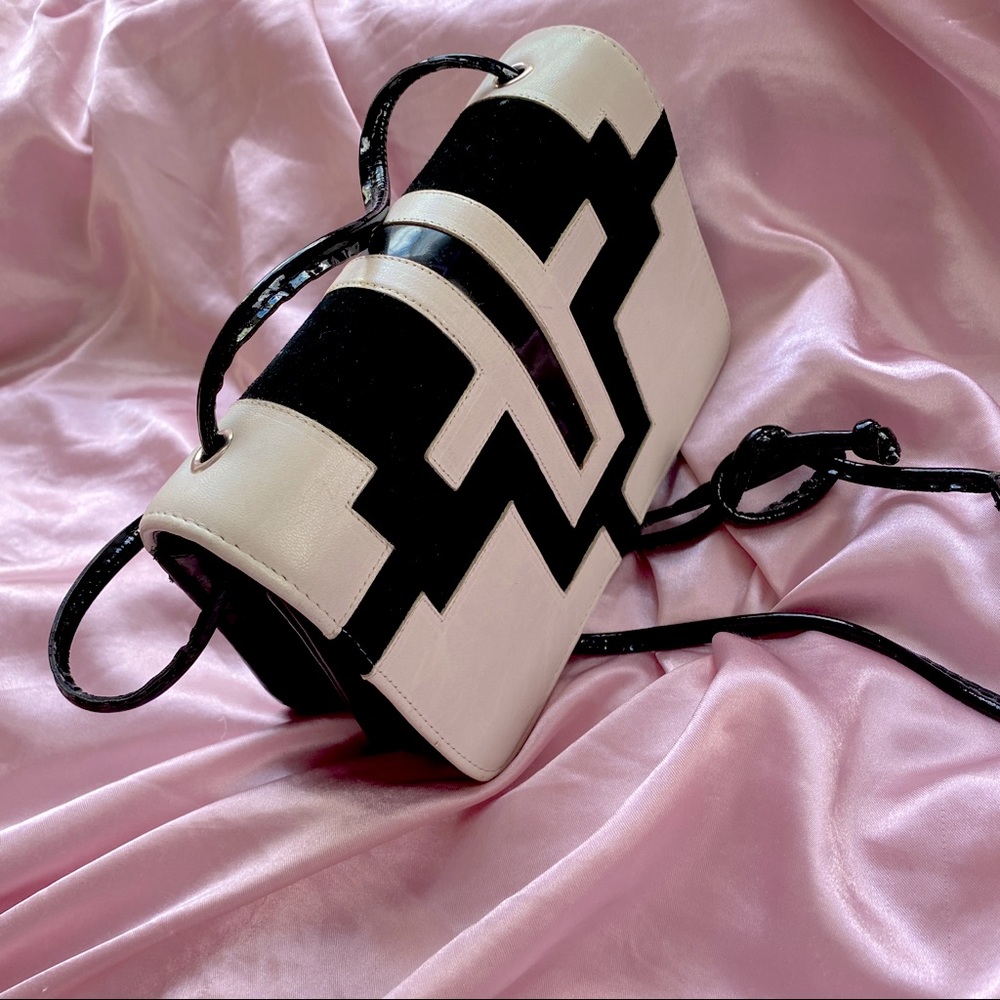 REAL Donald J Pliner Vintage Crossbody Bag/Mirror